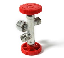 Abzweigventil für Gas doppelt