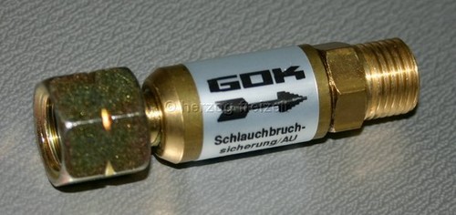 Schlauchbruchsicherung mbar - 30,